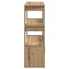vidaXL Serv&iacute;rovac&iacute; skř&iacute;ň dub artisan 30 x 80 x 90 cm Kompozitn&iacute; dřevo