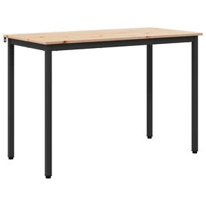 vidaXL J&iacute;deln&iacute; stůl Př&iacute;rodn&iacute; 110 x 55 x 75 cm Masivn&iacute; borov&eacute; dřevo