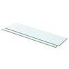 vidaXL Policov&eacute; desky 2 ks sklo čir&eacute; 60 x 12 cm
