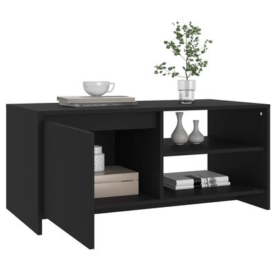 vidaXL Konferenční stolek černý 102 x 50 x 45 cm kompozitní dřevo
