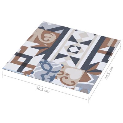 vidaXL Samolepicí podlahové desky 20 ks PVC 1,86 m² mono vzor