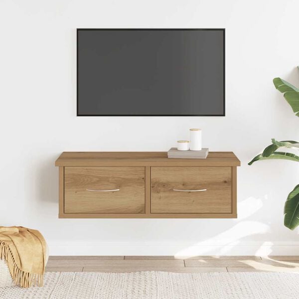 vidaXL Nástěnná skříňka dub artisan 60x26x18,5 cm kompozitní dřevo