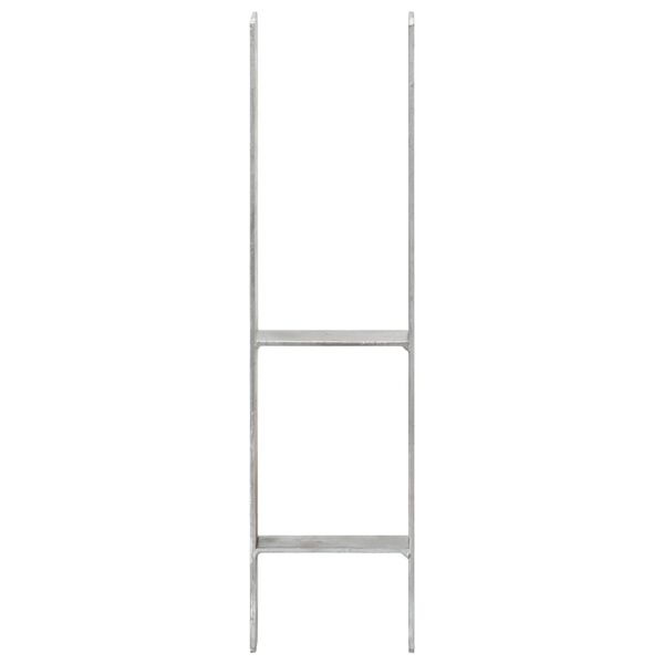 vidaXL Plotové kotvy 6 ks stříbrné 14 x 6 x 60 cm pozinkovaná ocel