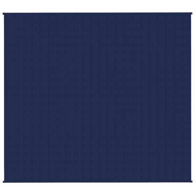 vidaXL Zátěžová deka modrá 200 x 225 cm 9 kg textil