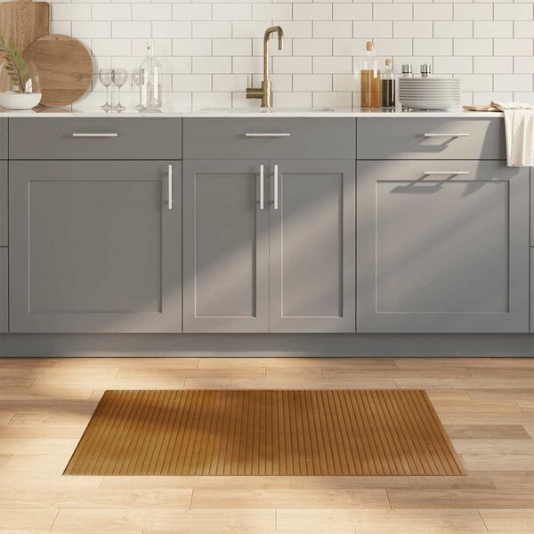 vidaXL Koberec obd&eacute;ln&iacute;kov&yacute; hněd&yacute; 60 x 100 cm bambus