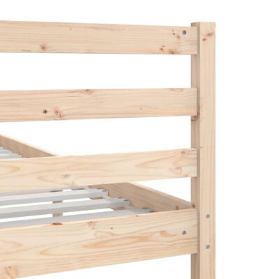 vidaXL Rám postele masivní dřevo 90 x 200 cm