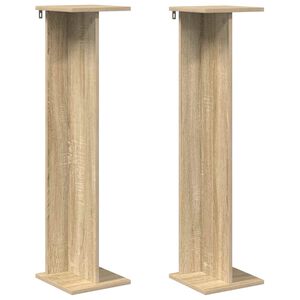 vidaXL Stojan na rostliny Sonoma dub 25 x 25,5 x 100,5 cm