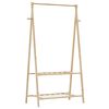 vidaXL Stojan na oblečen&iacute; s policemi 96x45,5x150,5 cm bambus