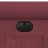 vidaXL Elektrick&eacute; polohovac&iacute; křeslo v&iacute;nov&eacute; textil