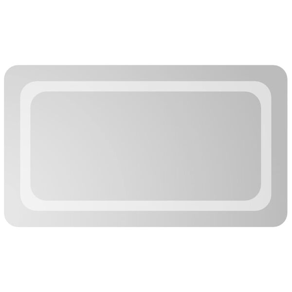 vidaXL Koupelnov&eacute; zrcadlo s LED osvětlen&iacute;m 40x70 cm