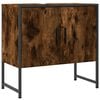 vidaXL Koupelnov&aacute; skř&iacute;ňka pod umyvadlo kouřov&yacute; dub 60x33x60cm kompozit