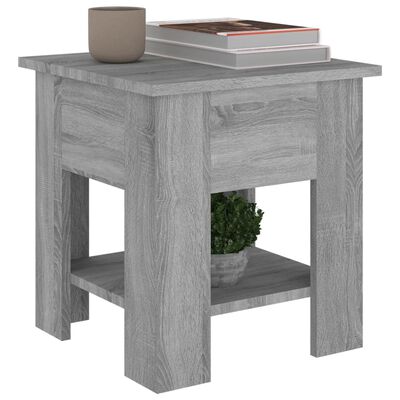vidaXL Konferenční stolek šedý sonoma 40 x 40 x 42 cm kompozitní dřevo