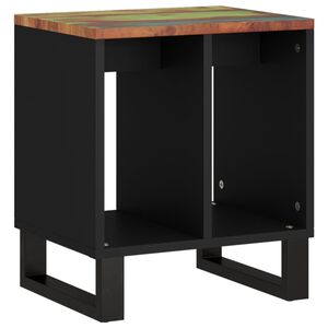 vidaXL Odkl&aacute;dac&iacute; stolek 40 x 31 x 46 cm recyklovan&eacute; dřevo a kompozit