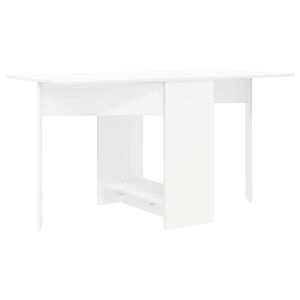 vidaXL J&iacute;deln&iacute; stůl 138 x 70 x 73,5 cm Kompozitn&iacute; dřevo B&iacute;l&aacute;