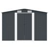 vidaXL Zahradn&iacute; domek 257 x 298 x 178 cm kovov&yacute; antracitov&yacute;