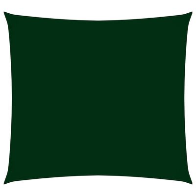 vidaXL Stínící plachta oxfordská látka čtvercová 6 x 6 m tmavě zelená