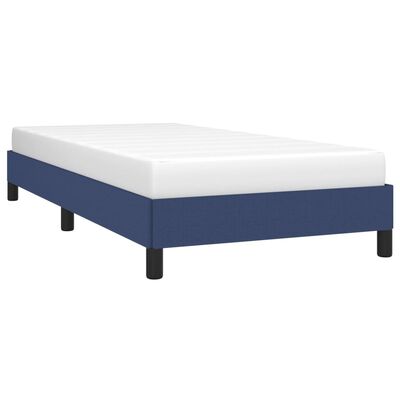 vidaXL Rám postele modrý 80 x 200 cm textil
