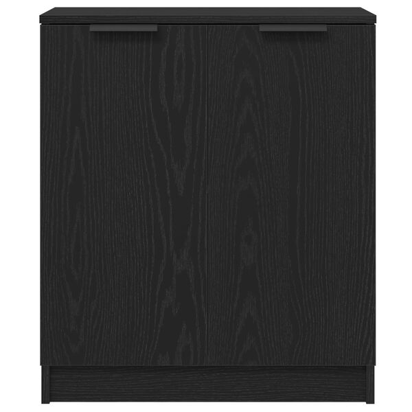 vidaXL Serv&iacute;rovac&iacute; skř&iacute;ň se z&aacute;suvkou 3 pcs Čern&yacute; dub 180 x 30 x 70 cm