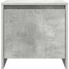 vidaXL Nočn&iacute; stolky 2 ks betonově &scaron;ed&eacute; 45 x 34 x 44,5 cm dřevotř&iacute;ska