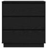 vidaXL Nočn&iacute; skř&iacute;ňka Čern&yacute; dub 71 x 34,5 x 75 cm Kompozitn&iacute; dřevo