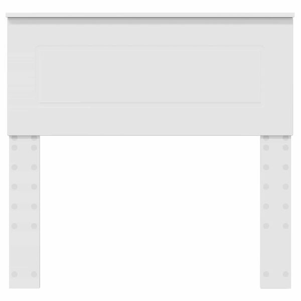 vidaXL Čelo postele B&iacute;l&aacute; 90 cm Kompozitn&iacute; dřevo