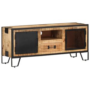 vidaXL TV stolek 110 x 31 x 46 cm hrub&eacute; mangovn&iacute;kov&eacute; dřevo
