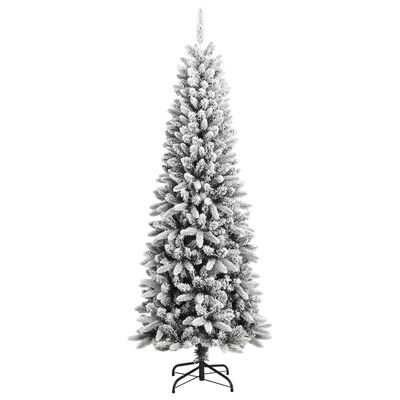 vidaXL Umělý vánoční stromek se sněhem 210 cm PVC a PE