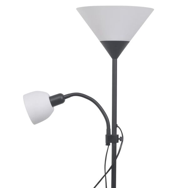 vidaXL Stojac&iacute; lampa čern&aacute;