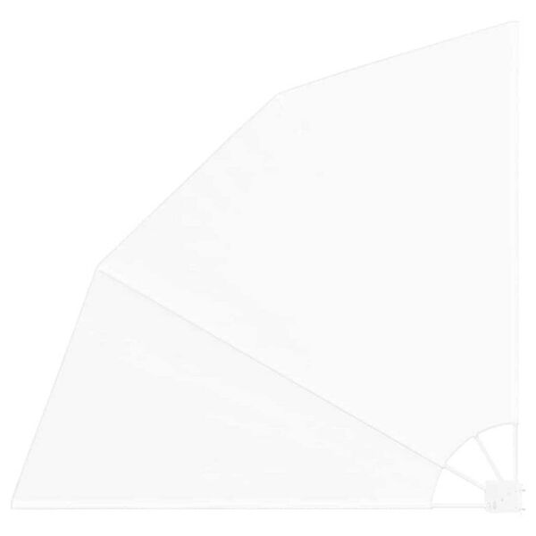 vidaXL Z&aacute;stěna na balkon B&iacute;l&aacute; 140 x 140 cm Polyester