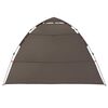vidaXL Rybářský stan pro 4 osoby hnědý rychloupínací