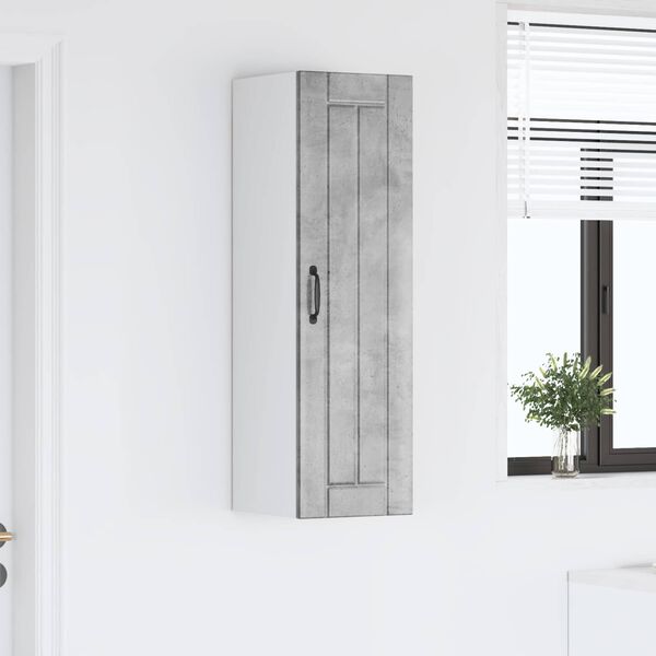 vidaXL Kuchyňsk&aacute; skř&iacute;ň Betonově &scaron;ed&aacute; 30 x 31 x 100 cm kompozitn&iacute; dřevo