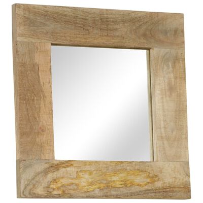vidaXL Zrcadlo z masivního mangovníkového dřeva 50 x 50 cm