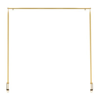 Esschert Design Dekorativní stolní tyč se svorkami zlatá