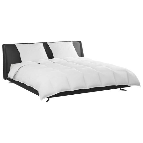 vidaXL Sada přikr&yacute;vek s pol&scaron;t&aacute;řem 3 pcs B&iacute;l&aacute; Peř&iacute;