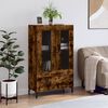 vidaXL Skř&iacute;ň highboard kouřov&yacute; dub 69,5 x 31 x 115 cm kompozitn&iacute; dřevo