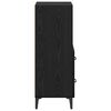 vidaXL Serv&iacute;rovac&iacute; skř&iacute;ň Čern&yacute; dub 34 x 34.5 x 90 cm Kompozitn&iacute; dřevo