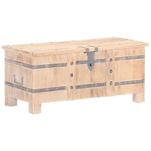 vidaXL Truhla 90 x 40 x 40 cm masivn&iacute; ak&aacute;ciov&eacute; dřevo