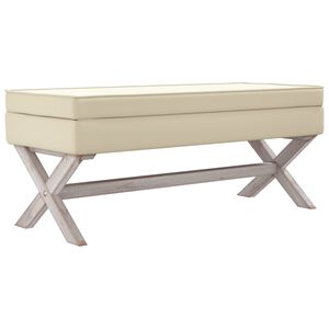 vidaXL Stolička s &uacute;ložn&yacute;m prostorem 110 x 45 x 49 cm len