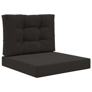 vidaXL Venkovn&iacute; pol&scaron;t&aacute;ř na pohovku Polyester Čern&aacute; 60 x 60 cm
