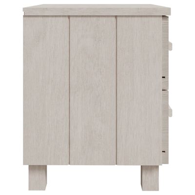 vidaXL Noční stolek bílý 40 x 35 x 44,5 cm masivní borové dřevo