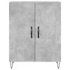 vidaXL Skř&iacute;ň highboard betonově &scaron;ed&aacute; 69,5x34x180 cm kompozitn&iacute; dřevo