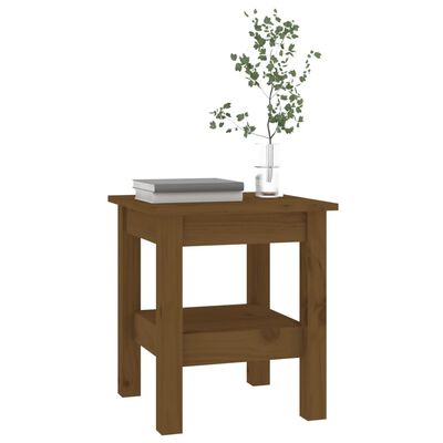 vidaXL Konferenční stolek medově hnědý 35x35x40 cm masivní borovice