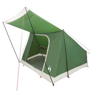 vidaXL Kempingov&yacute; stan se střechou Zelen&aacute; 223 x 163 x 130 cm taft