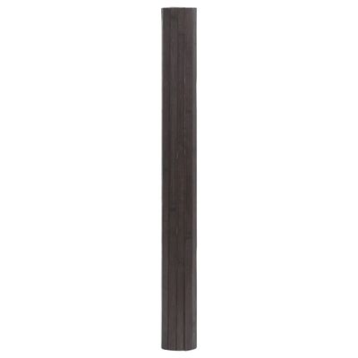 vidaXL Koberec obdélníkový tmavě hnědý 60 x 300 cm bambus