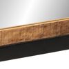 vidaXL Koupelnov&eacute; zrcadlo 55 x 1 x 60 cm sklo a masivn&iacute; mangovn&iacute;k