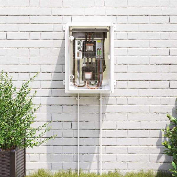 vidaXL Ovl&aacute;dac&iacute; skř&iacute;ň &Scaron;ed&aacute; 35 x 19,5 x 50 cm ABS plast