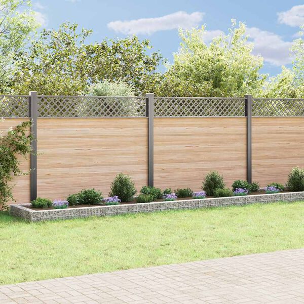 vidaXL Gabionov&yacute; vyv&yacute;&scaron;en&yacute; z&aacute;hon pozinkovan&aacute; ocel 800 x 100 x 20 cm