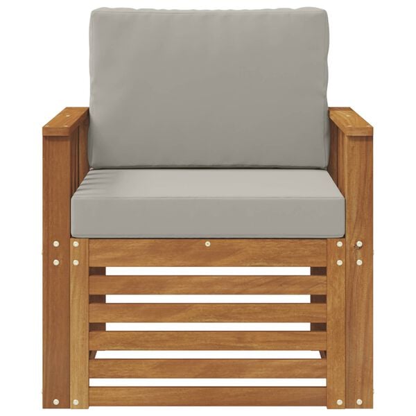 vidaXL Venkovn&iacute; pohovkov&aacute; souprava Př&iacute;rodn&iacute; 71 x 63 x 73 cm