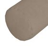 vidaXL Polštáře 2 pcs Taupe Ø 15 x 40 cm Mikrovlákno