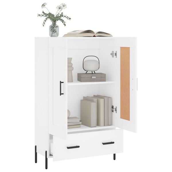 vidaXL Skříň highboard bílá 69,5 x 31 x 115 cm kompozitní dřevo